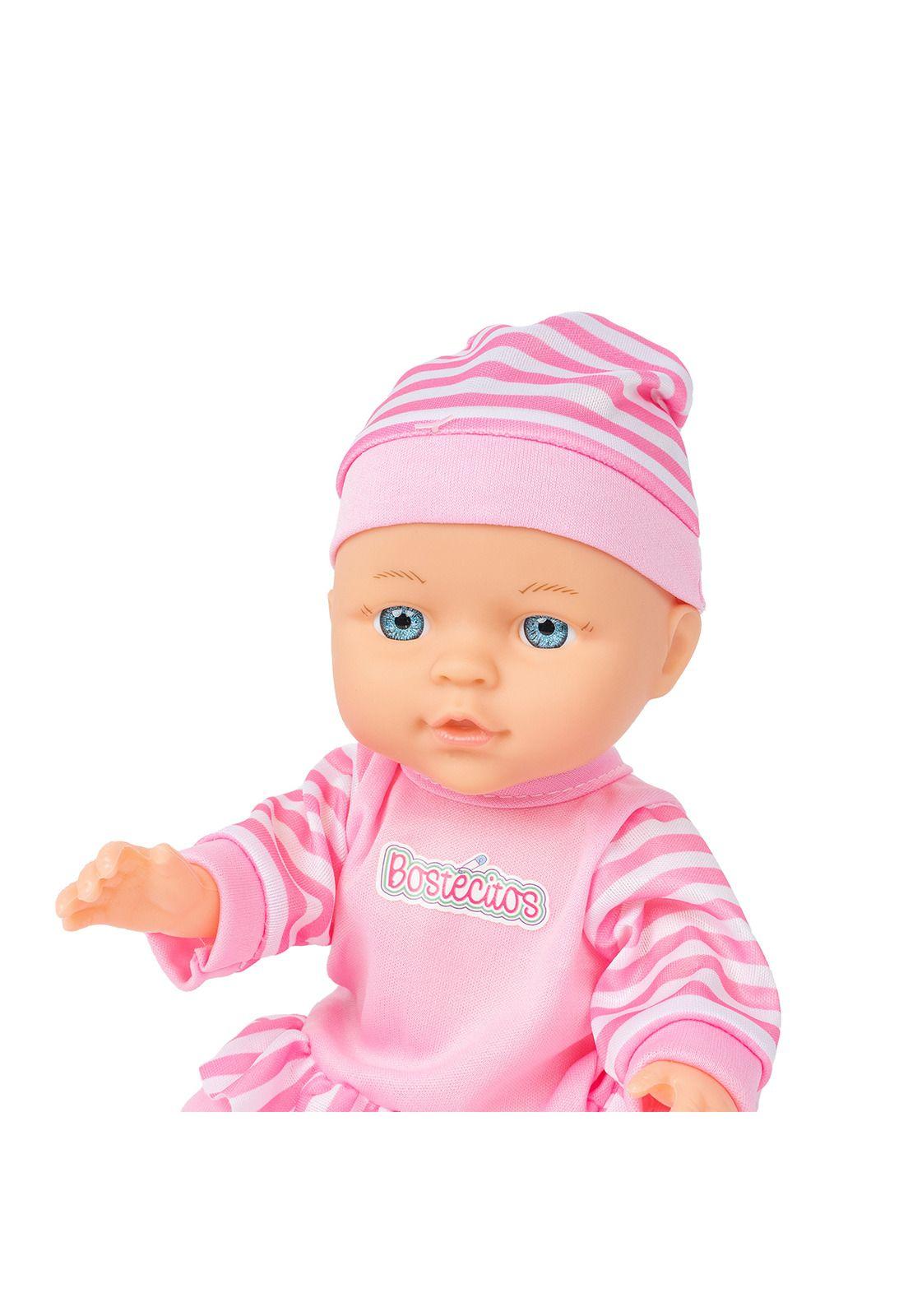 Muñeca Bebe De Juguete Bostecitos Con Silla-2