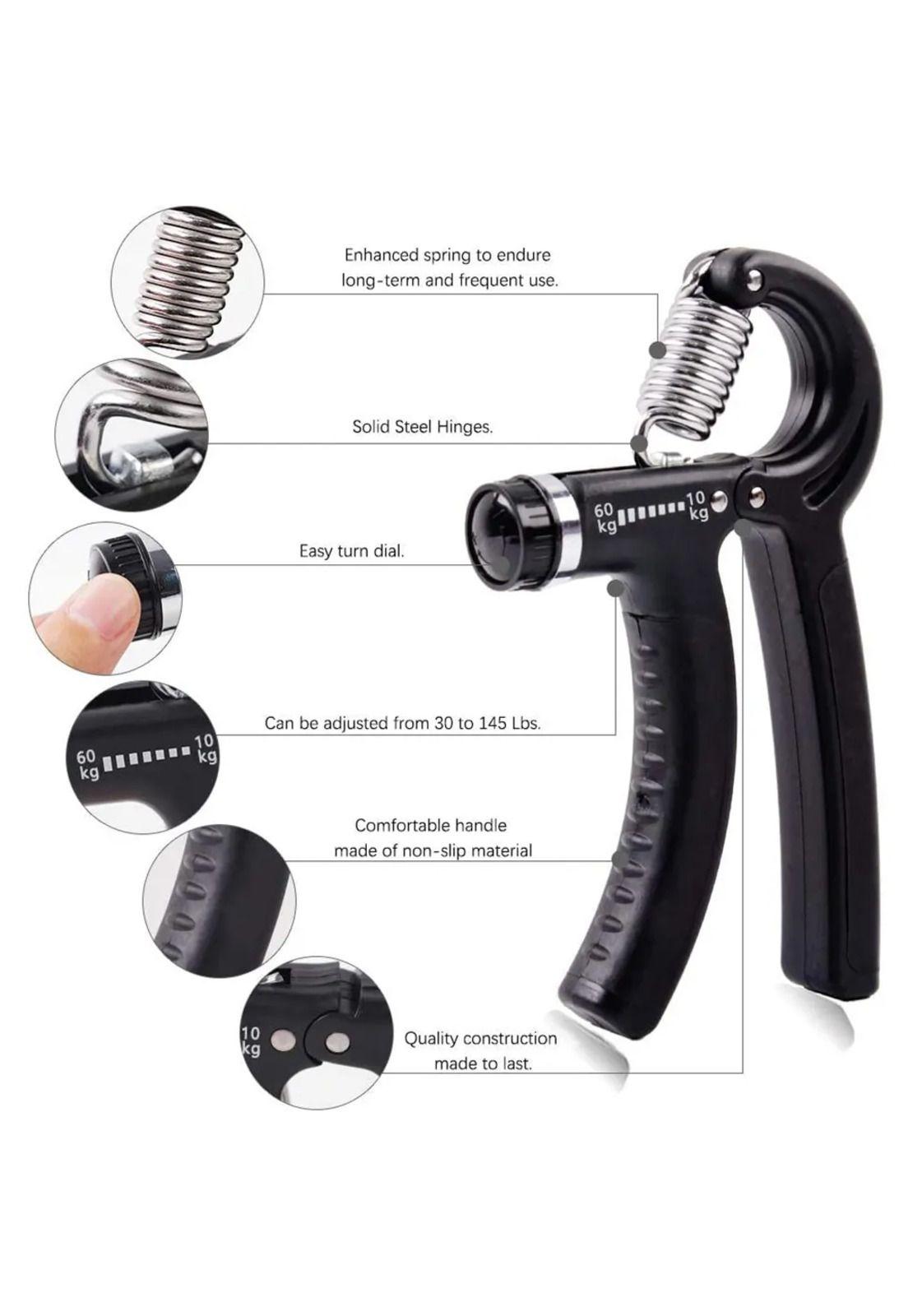 Handgrip Ejercitador De Manos Ajustable 5 A 60 Kg-1