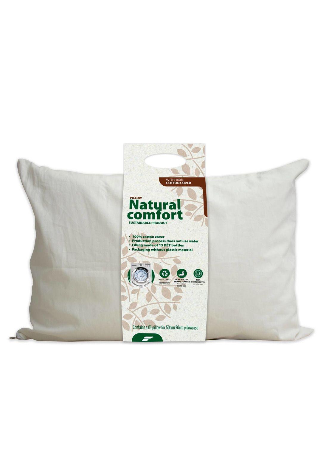 Almohada Sustentable Fibrasca Natural Comfort-0