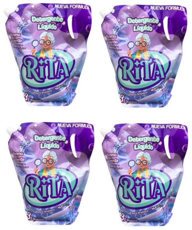 Detergente concentrado Rita pack 12 litros-0