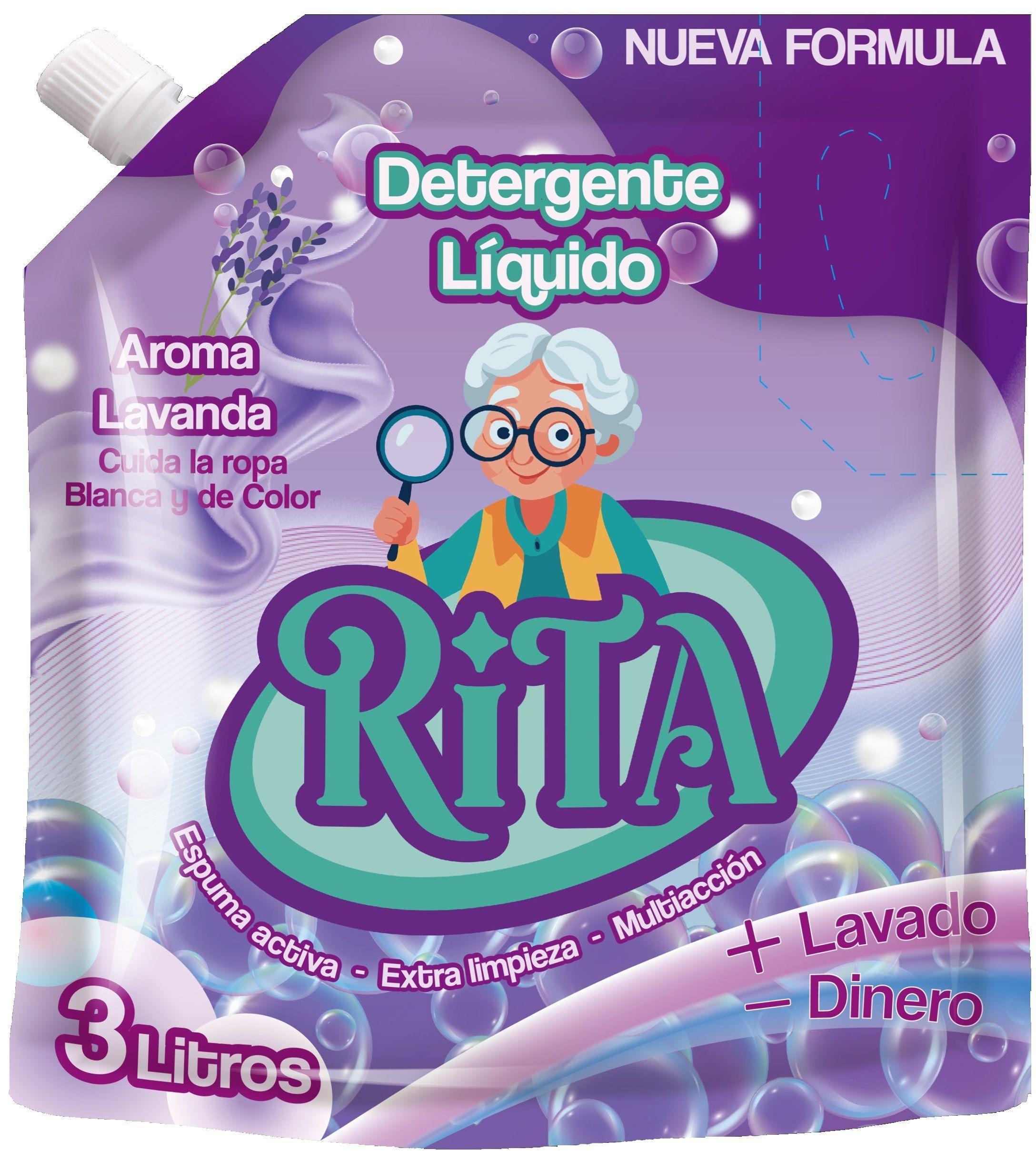Detergente concentrado Rita pack 12 litros-3