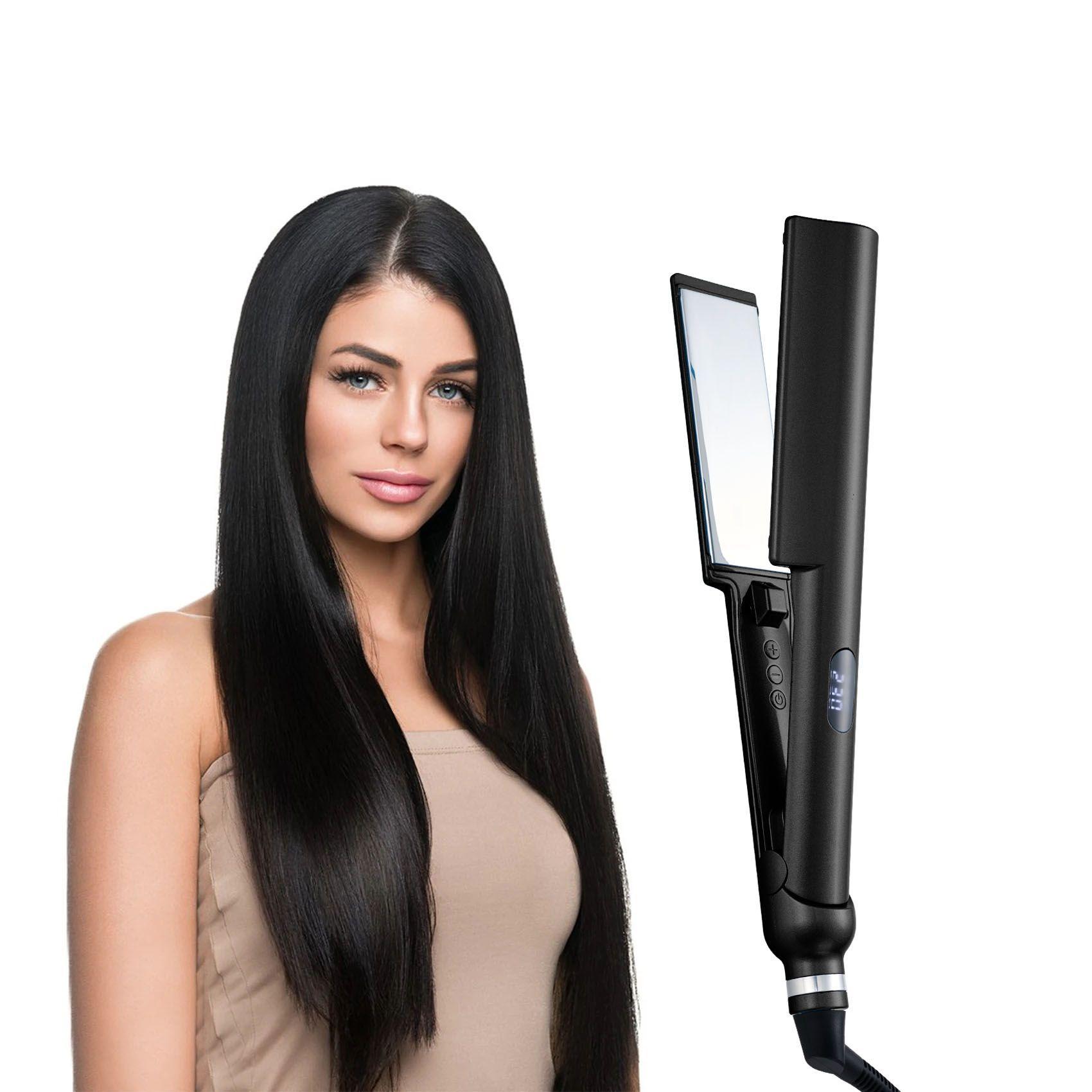 Alisador de Pelo digital Placas de Titanium Onlyou-4