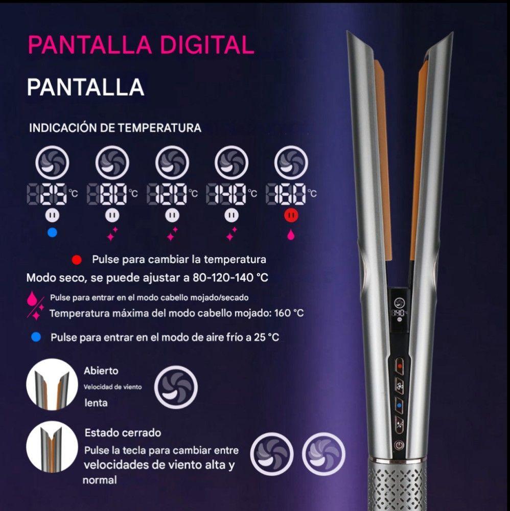 Alisador + secador de cabello 2 en 1 Air Straightener Onlyou-3