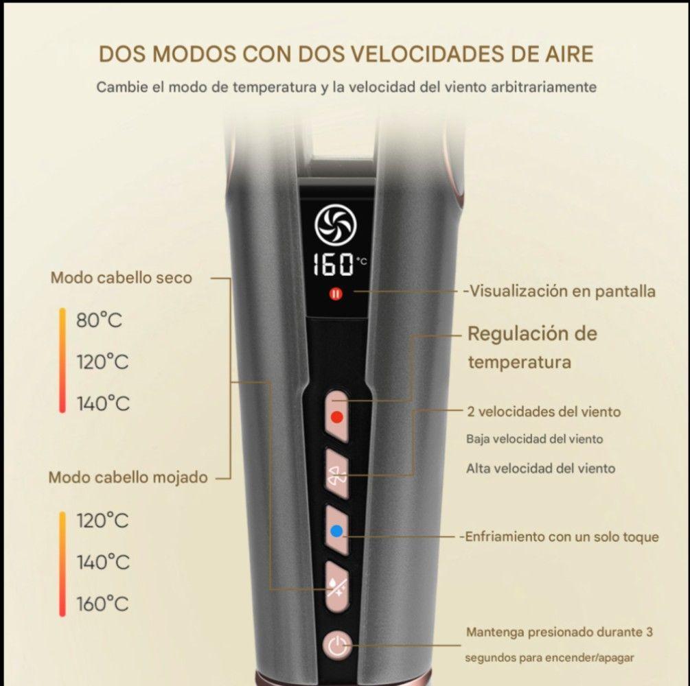 Alisador + secador de cabello 2 en 1 Air Straightener Onlyou-5