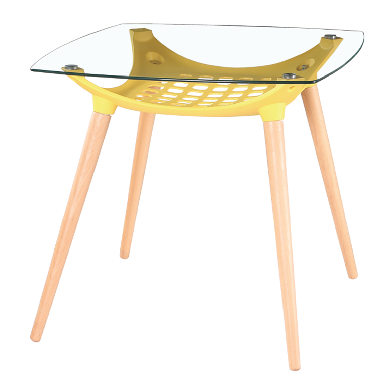 Mesa Comedor Shanghai Glass Yellow-0