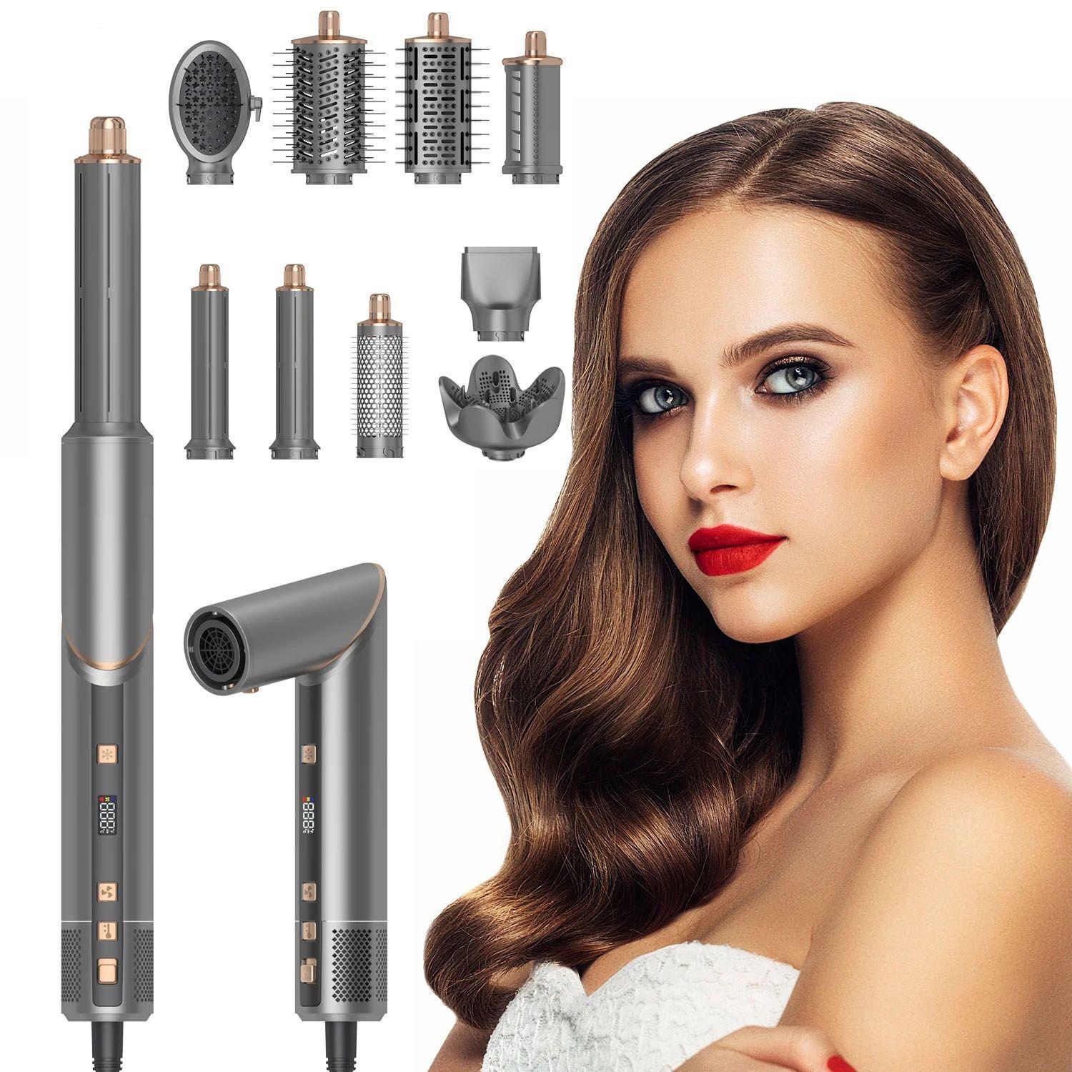 Secador de cabello 9 en 1 Profesional Airwrap con Iones Negativos Onlyou-2