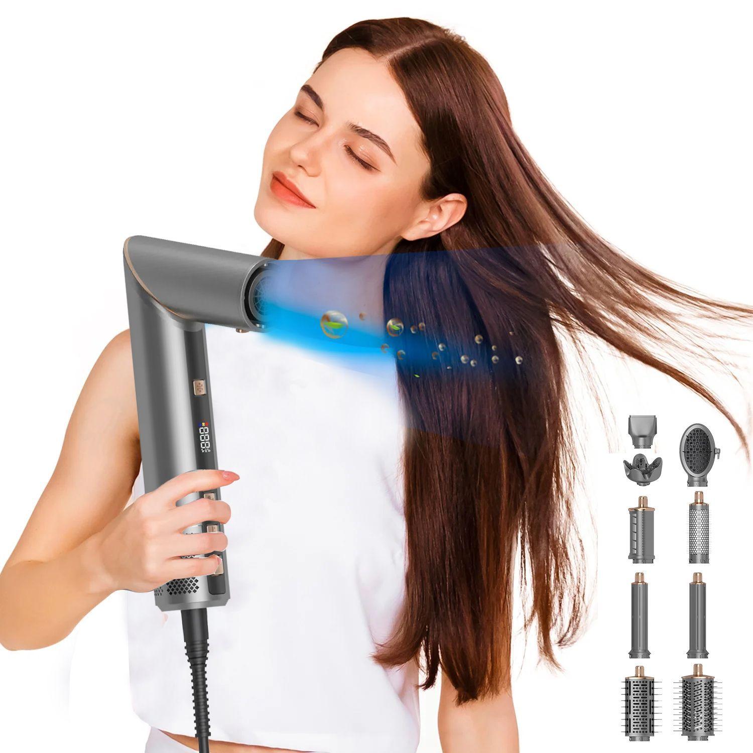Secador de cabello 9 en 1 Profesional Airwrap con Iones Negativos Onlyou-3