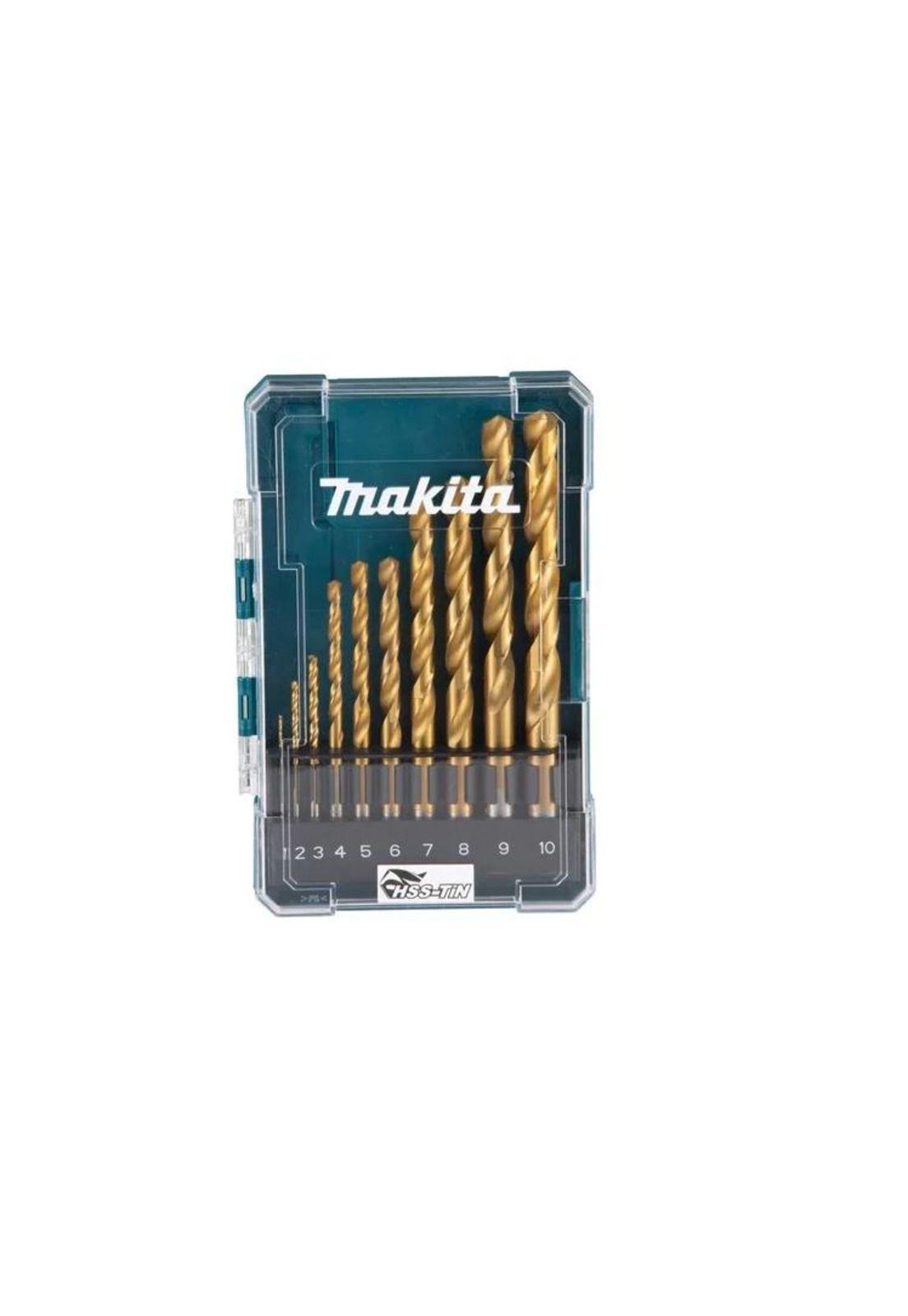 SET BROCA METAL HSS-TIN 19 PZAS MAKITA D-67527-3