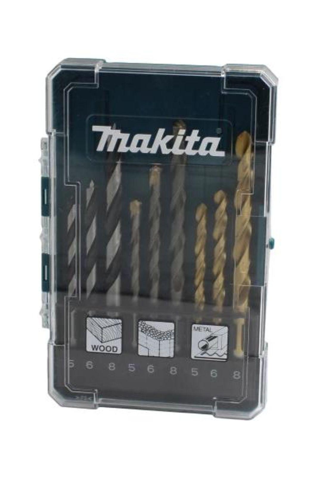 SET BROCAS MAKITA CD-71962 9 UN. METAL -MADERA-3