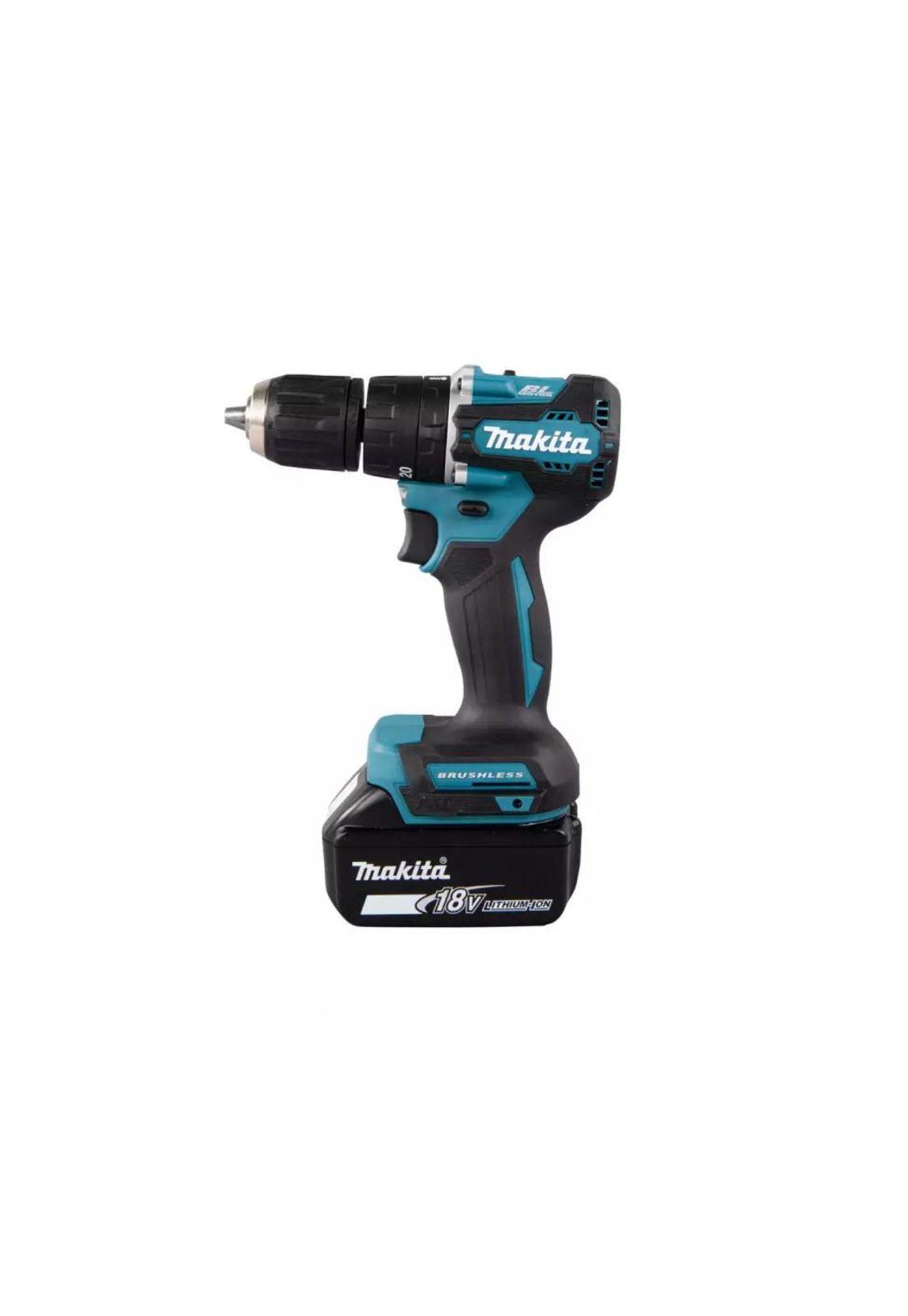 TALADRO PERCUTOR MAKITA DHP487RFX4 18V 13MM+1BAT 3AH+CARG-5