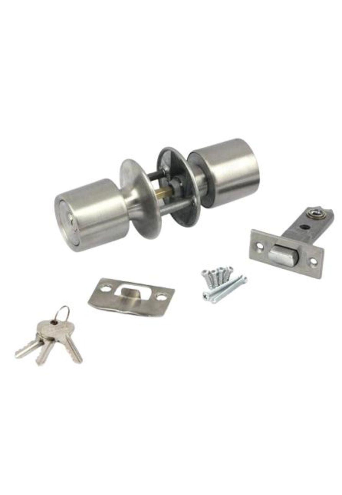 CERRADURA SCANAVINI 4040-ACERO INOXIDABLE CON LLAVE-2