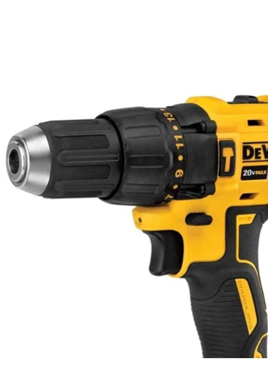 Kit de Taladro Percutor Dewalt DCD709D2-B2 de 13mm 20V-3