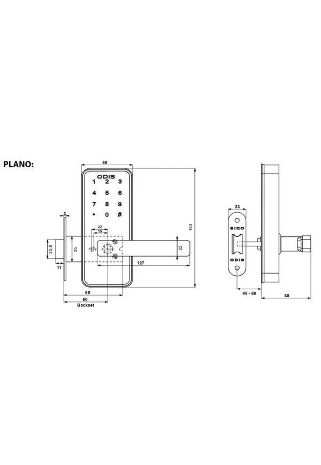 CERRADURA DIGITAL ODIS 7700 MAN-REVERS NEGRO-2
