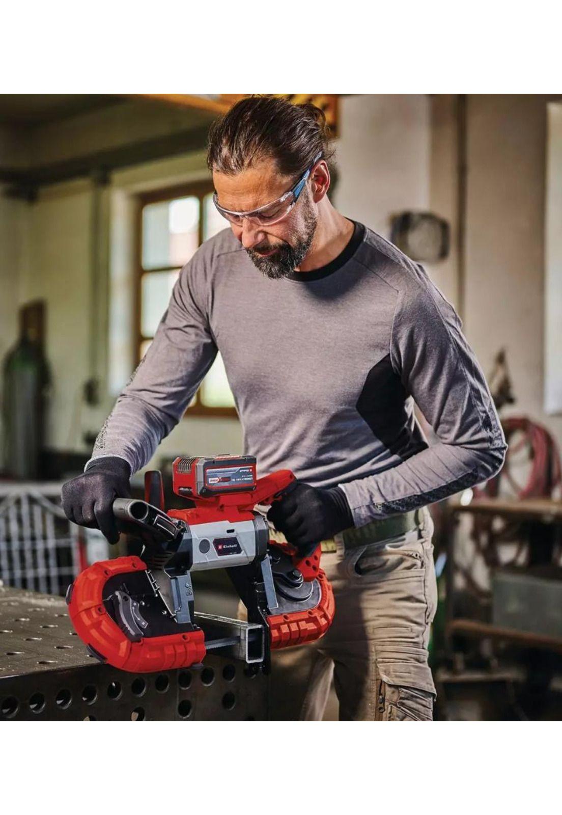 SIERRA BANDA EINHELL 18v TE-MB 18/127 Li-Solo SIN BAT NI CAR-5