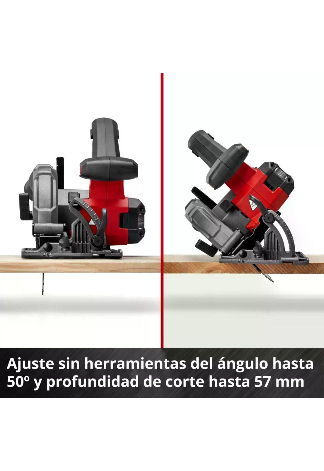 Sierra circular Einhell TE-CS 18/165-2 Li 18V-4
