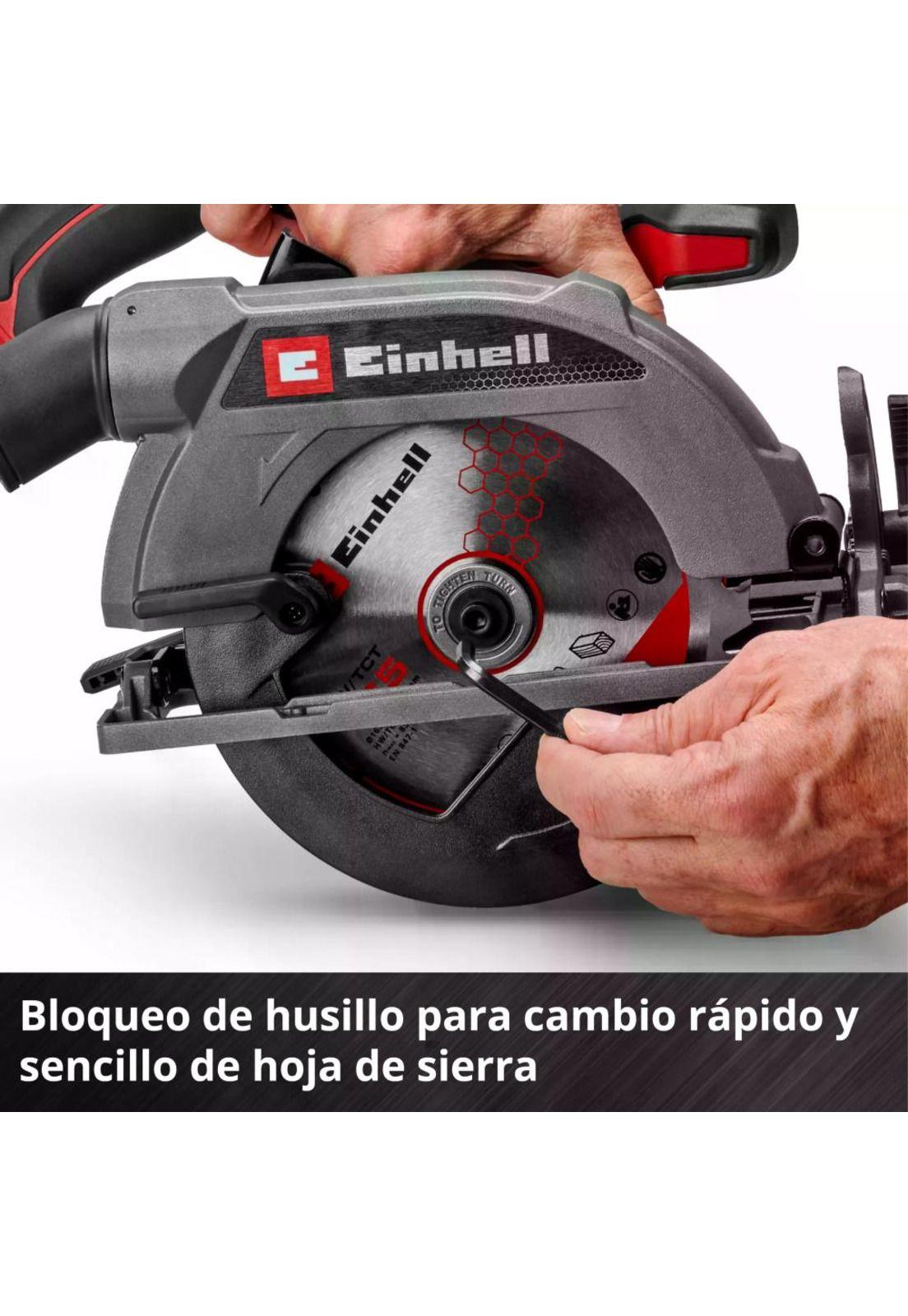 Sierra circular Einhell TE-CS 18/165-2 Li 18V-6