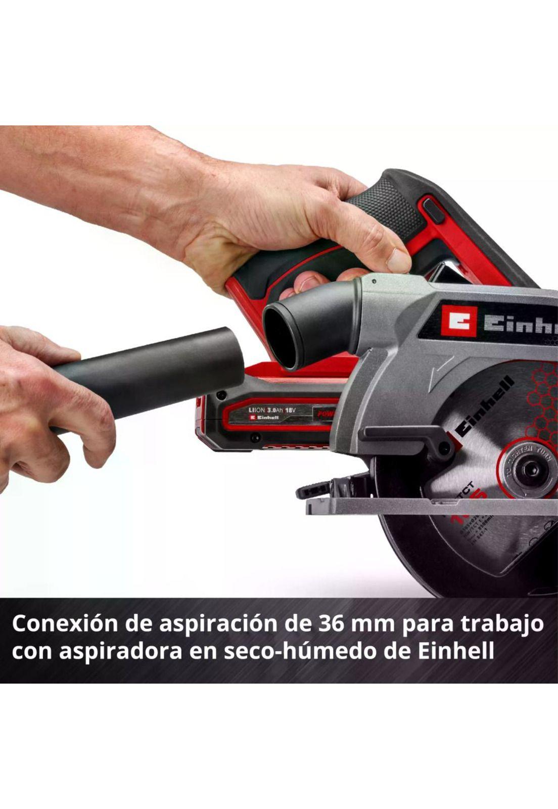 Sierra circular Einhell TE-CS 18/165-2 Li 18V-7