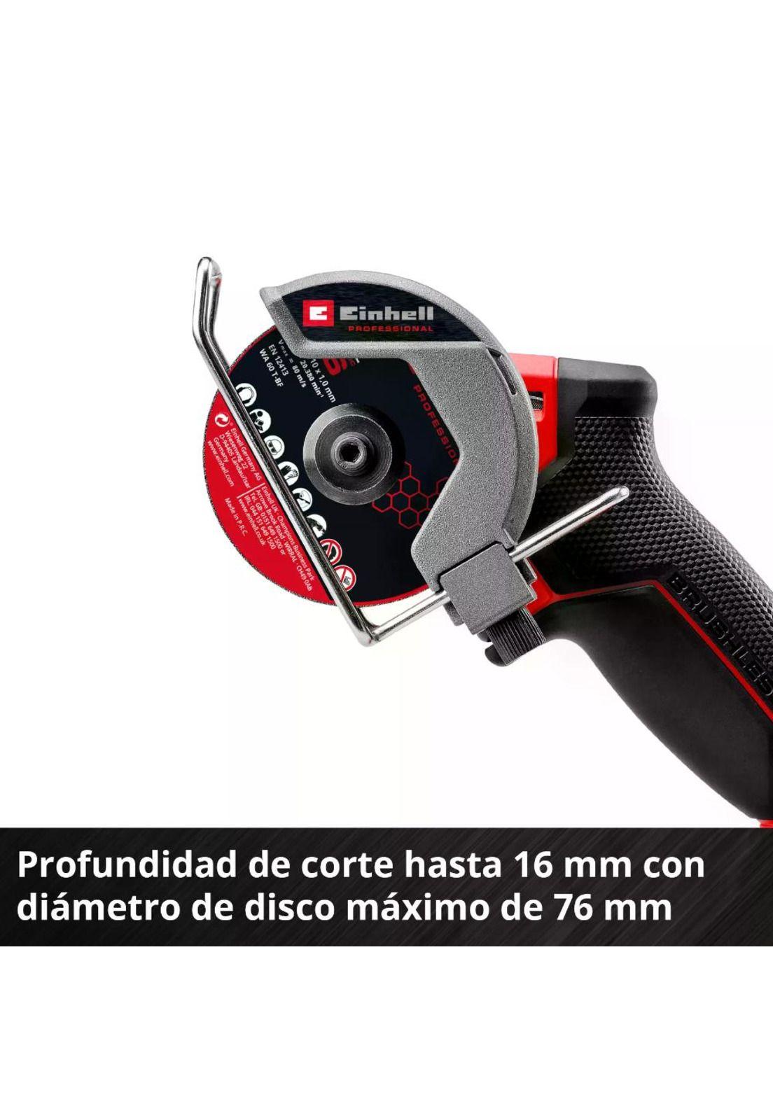 MINI ESMERIL EINHELL 3" PROF 18V TP-CO 18/76-C S/B-9