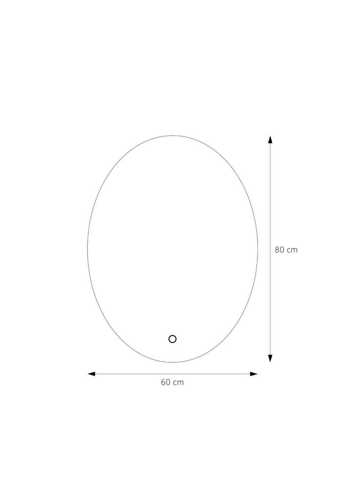 ESPEJO RECT OVALO MIXA 80X60 LED TOUCH ANTIEMP-2