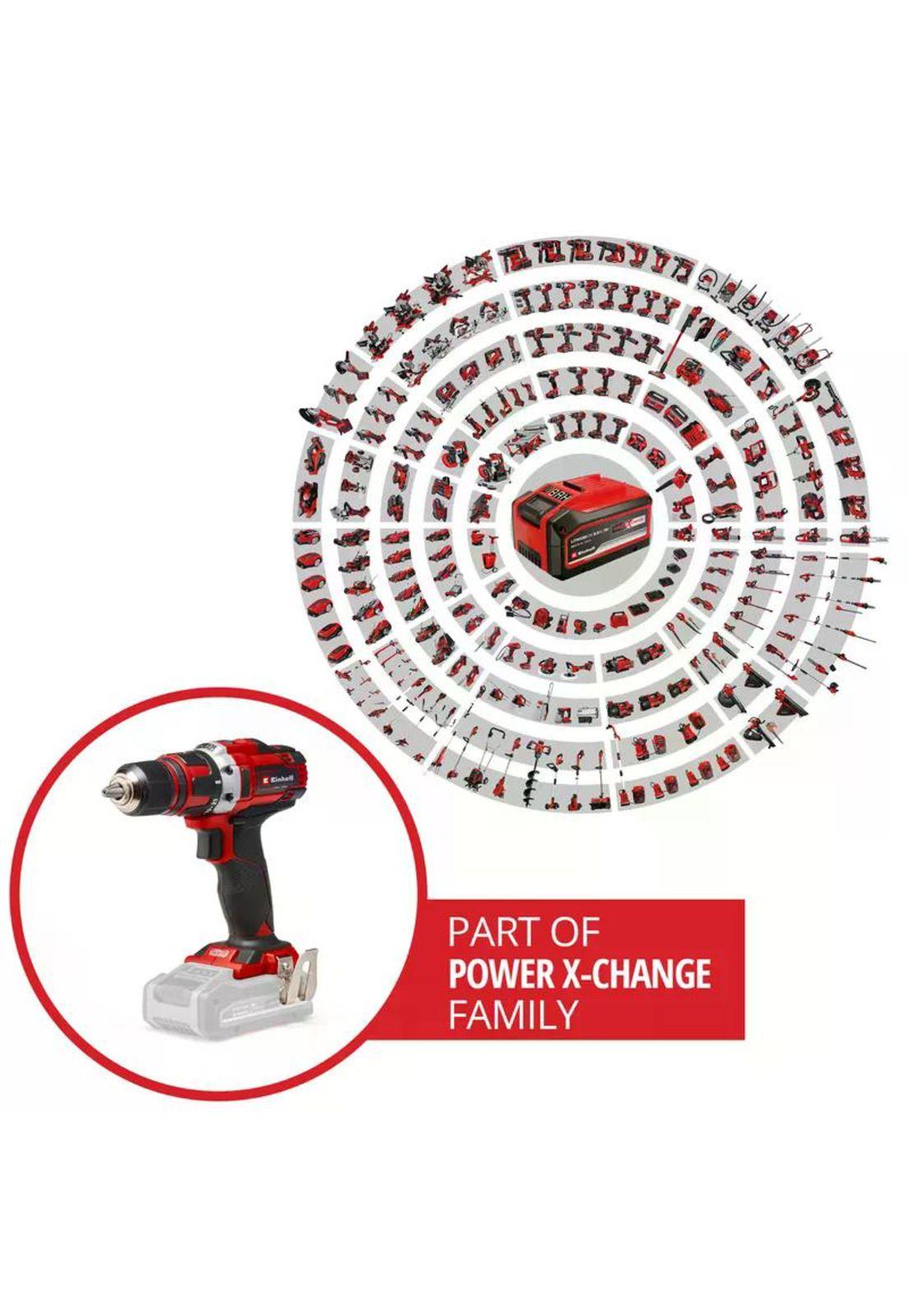 TALADRO ATORNILLADOR EINHELL TE-CD 18/40 LI SOLO 40NM TORQUE-2