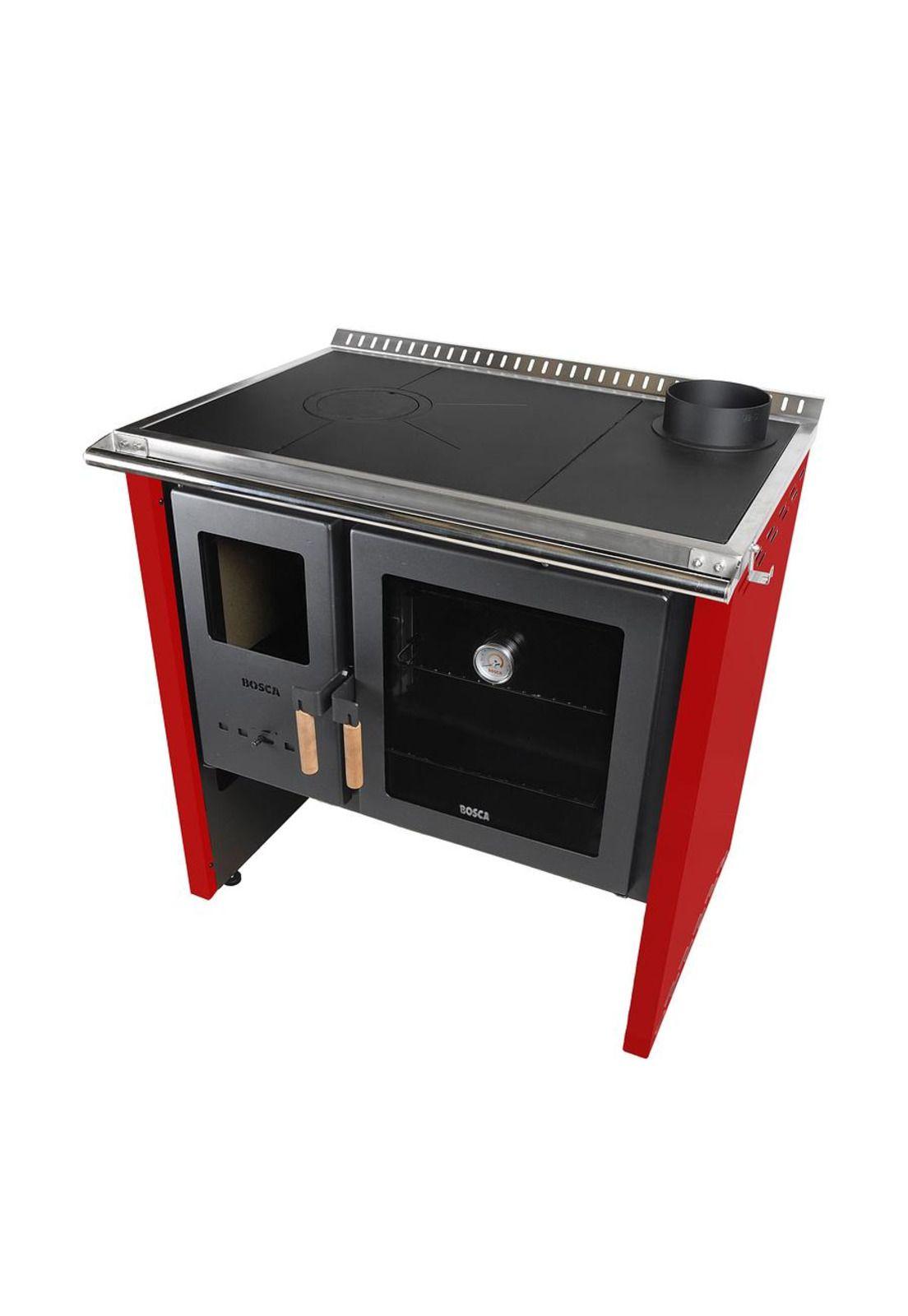 COCINA LEÑA 2P BOSCA HESTIA 90 ROJO-5