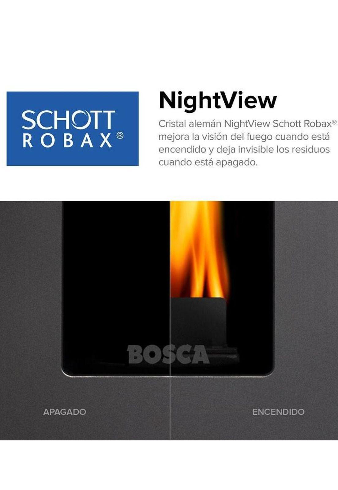 CALEFACTOR BOSCA A PELLET HERA NEGRO BV-7