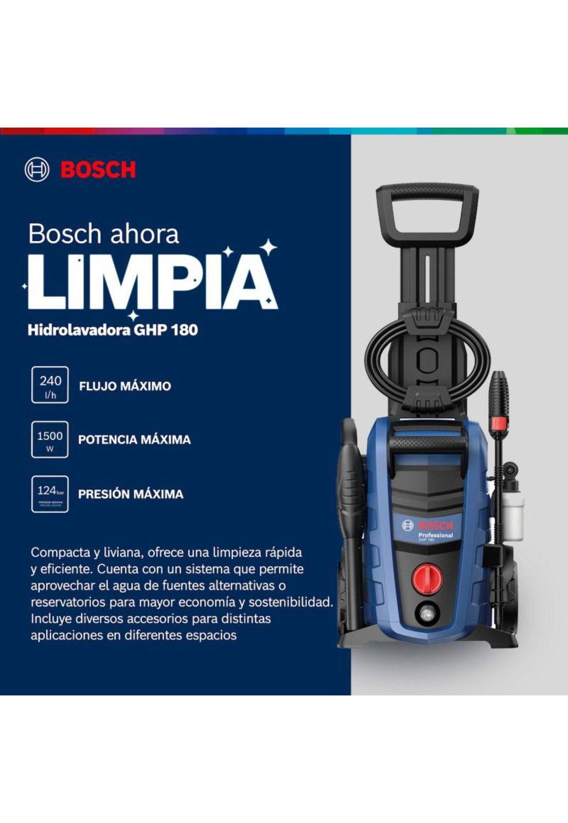 HIDROL.BOSCH GHP 180-1500W 124B+SHAMPOO 500ML-4