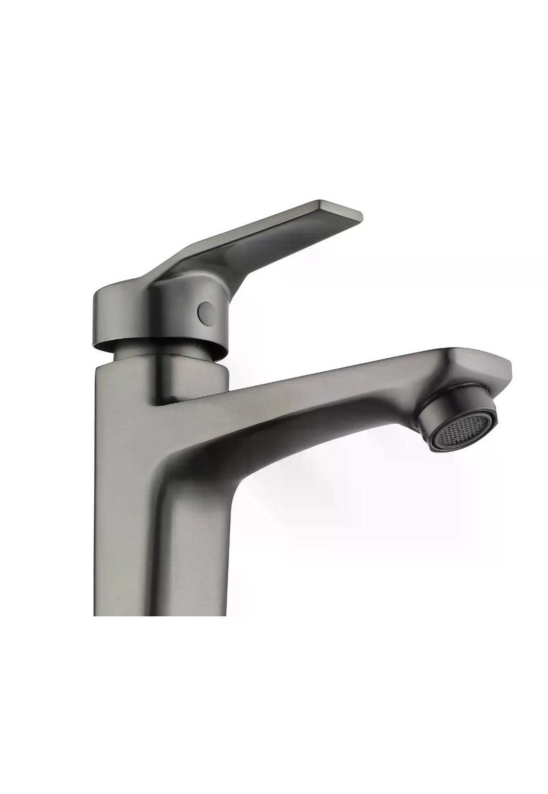 MONOMANDO LAVAMANOS DUSCHY COMPASS GUN METAL COOLS-2