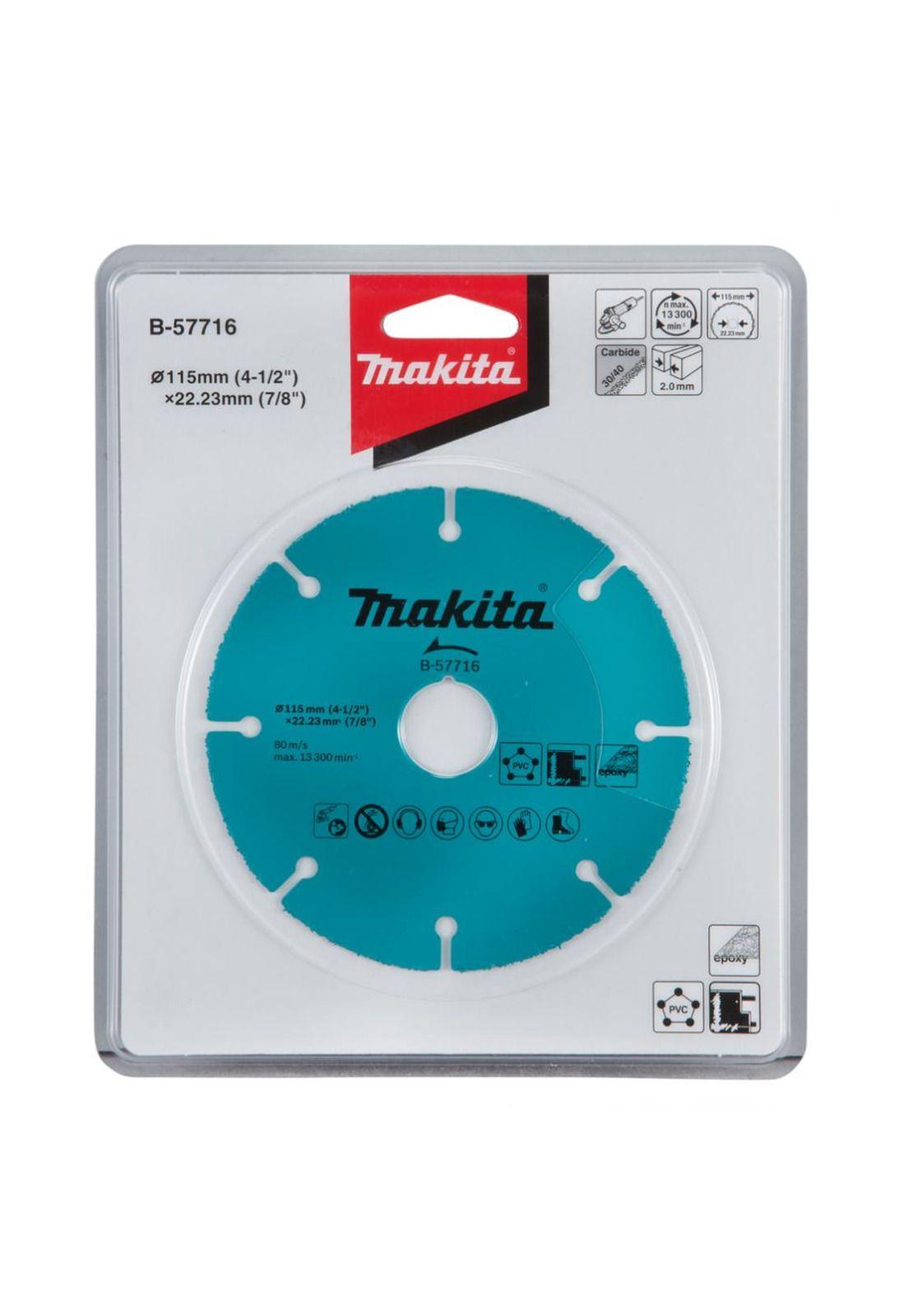 DISCO SIERRA MAKITA 115MMX1.0 GR CARBURO B-57716-0