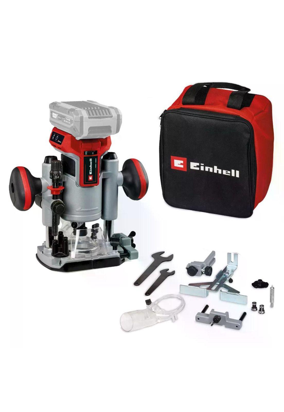 FRESADORA INALALMBRICA EINHELL 18V TP-RO 18 Set Li BL - Solo-7