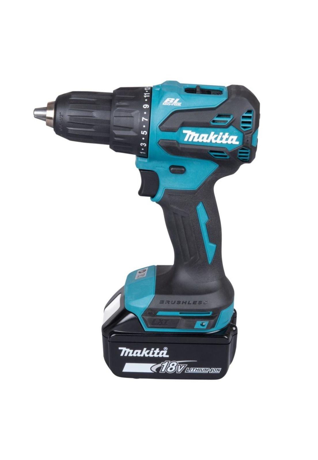 TALADRO PER MAKITA 13MM 18V+1B 3A+ C+BOLSO DHP490FRX-0