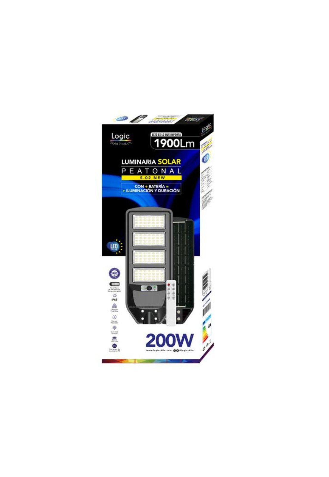 LUMINARIA PEATONAL SOLAR 200W S-O2 NEW-2