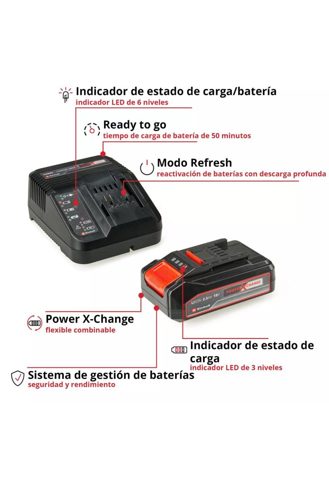 Einhell Pxc-kit Batería 18V de 2.5Ah + Cargador-2