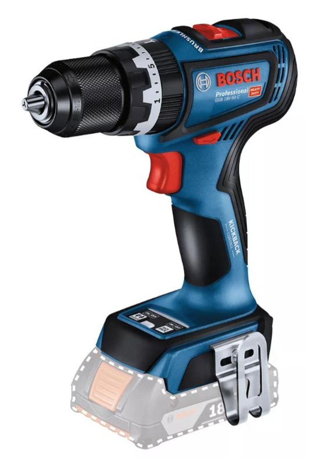 Pack Bosch 18V Inalámbrico Taladro Gsb90c + Esmeril Gws180li-2