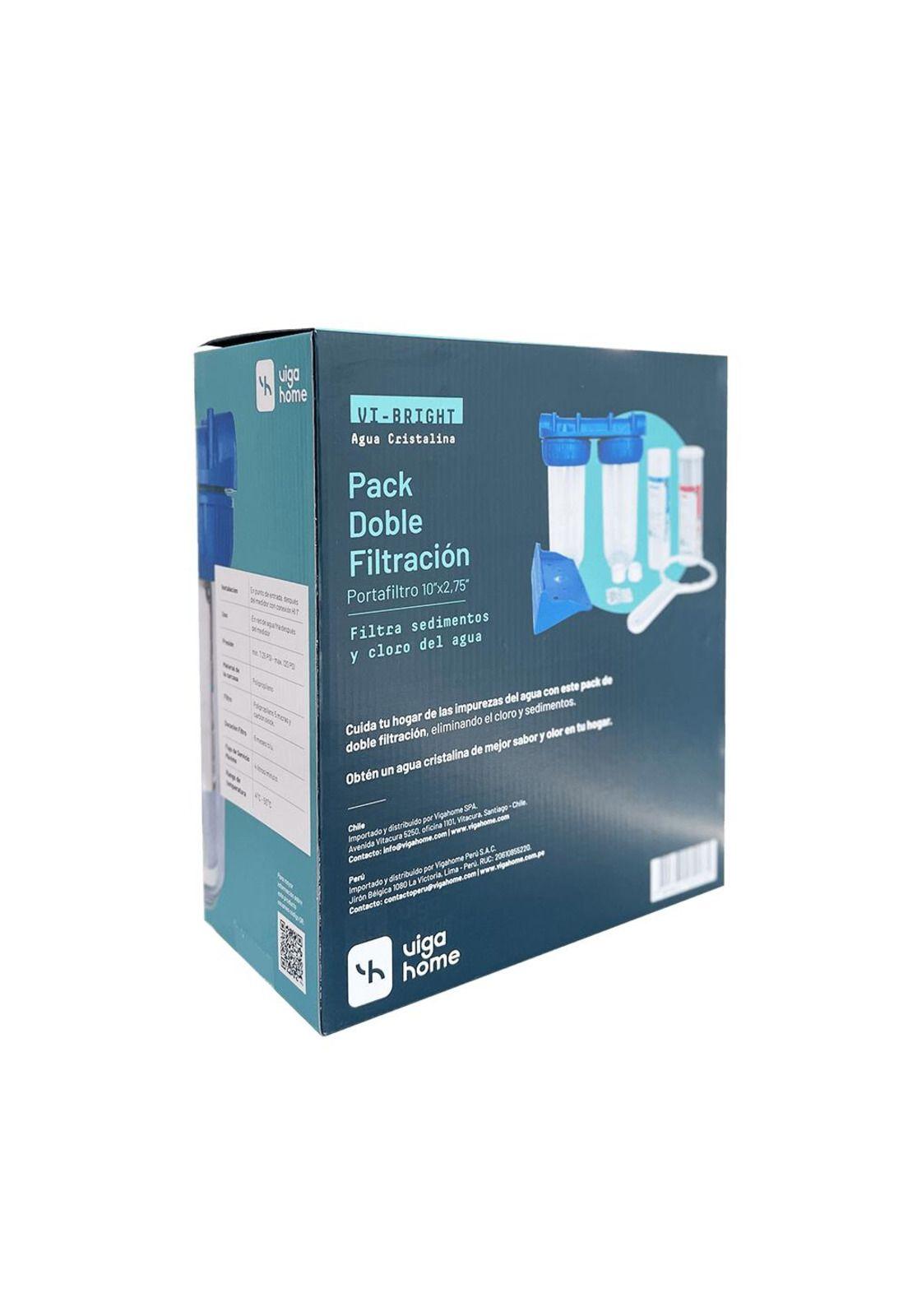 Pack Doble Filtro Sedimento Cloro Viga Home-3