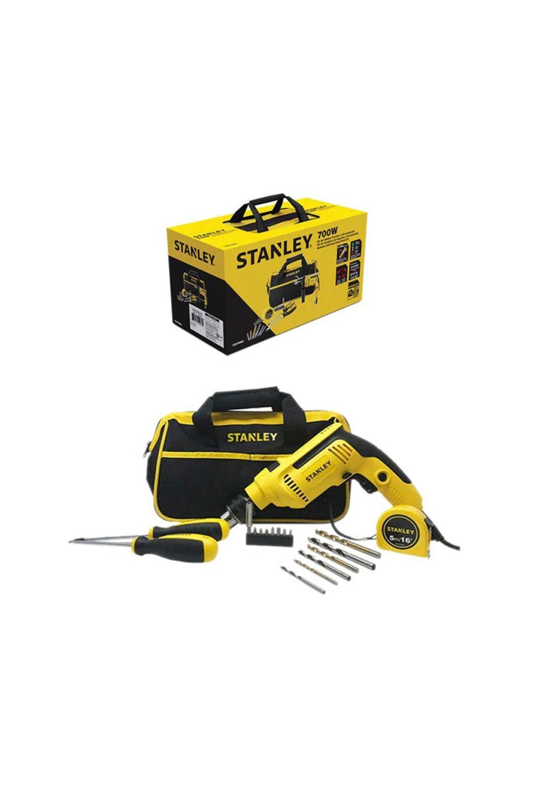 TALADRO PERCUTOR STANLEY SDH700 + 17 ACCESORIOS-1