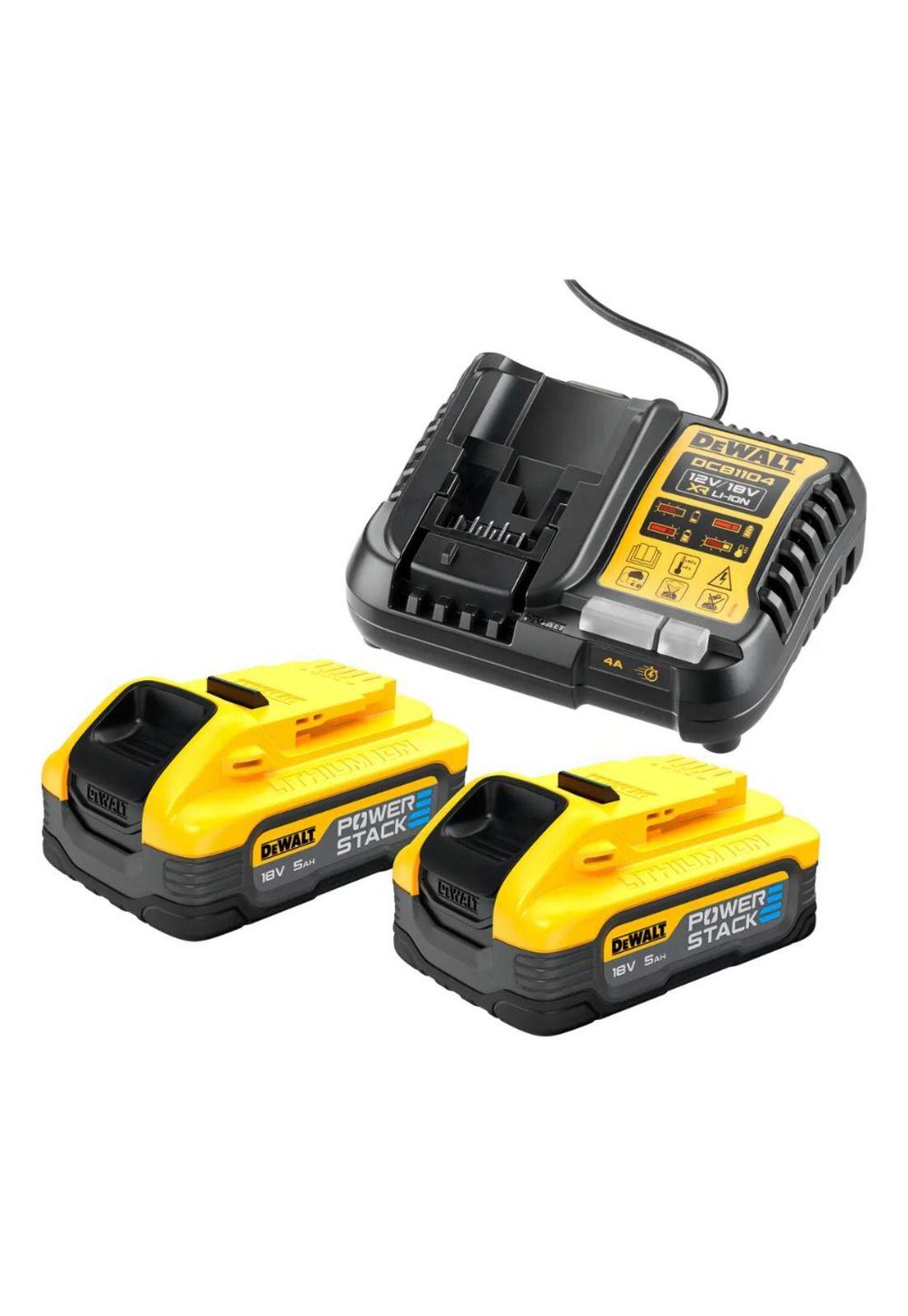 Kit Esmeril 4-1/2 20v + 2 Baterías Powerstack 5ah Dewalt DCG413H2-B2-3