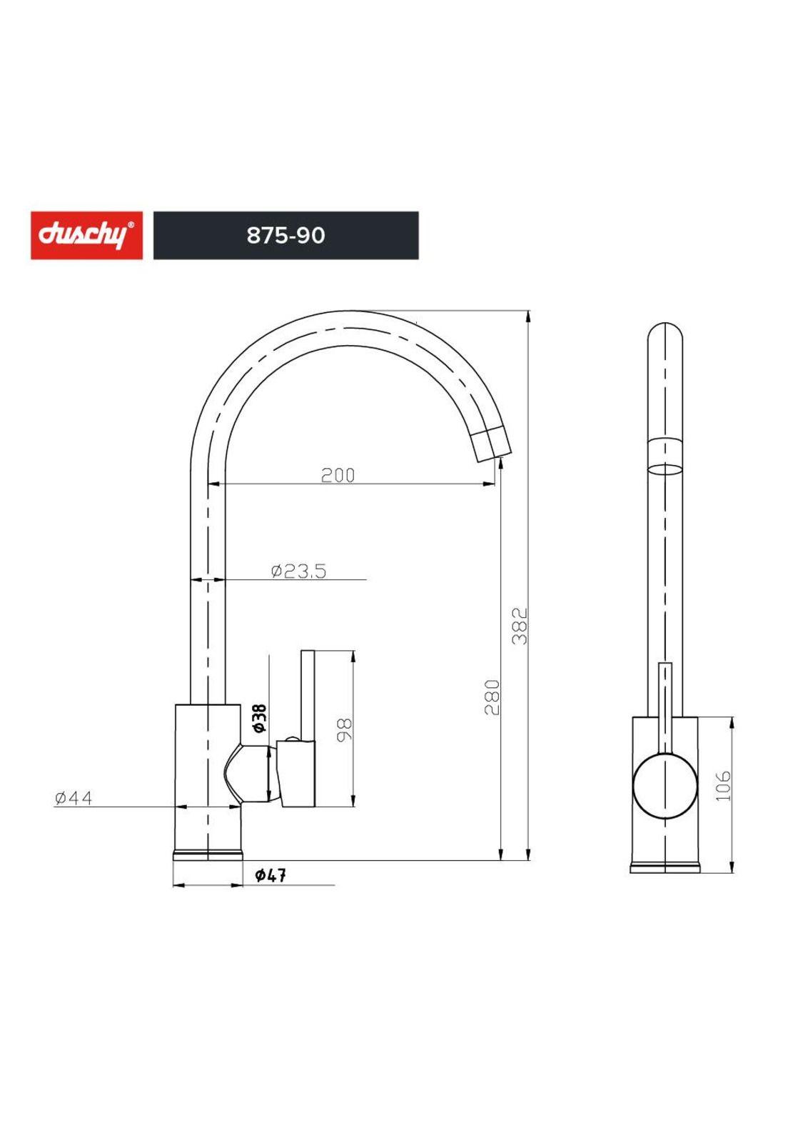 MONOMANDO DUSCHY ABISKO CUELLO CORTO P/LAVAPLATO-3