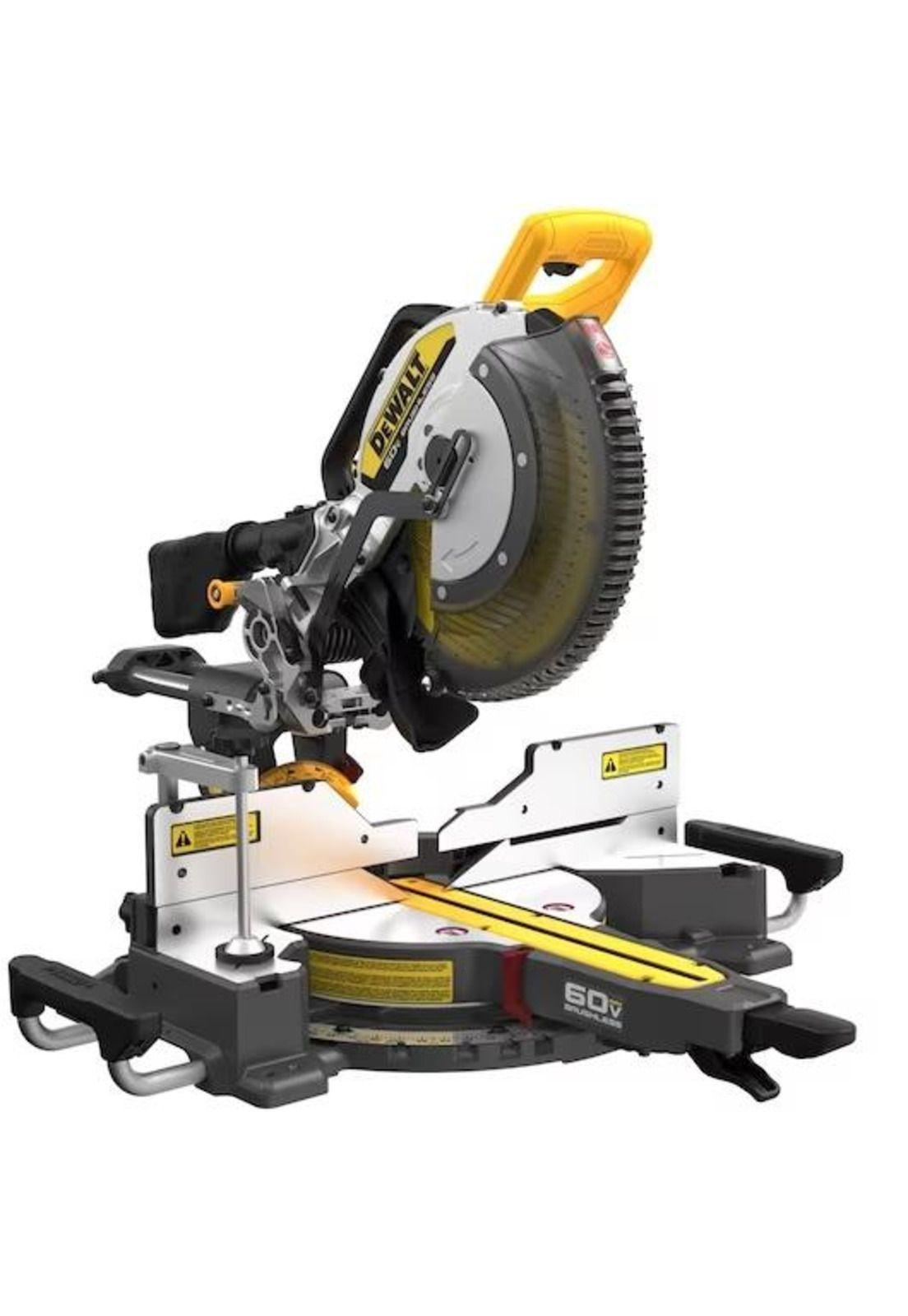 INGLETEADORA INALAMBRICA DEWALT 12" 60V MAX NO INCLUYE BATERIA NI CARGADOR DCS781B-B3-2