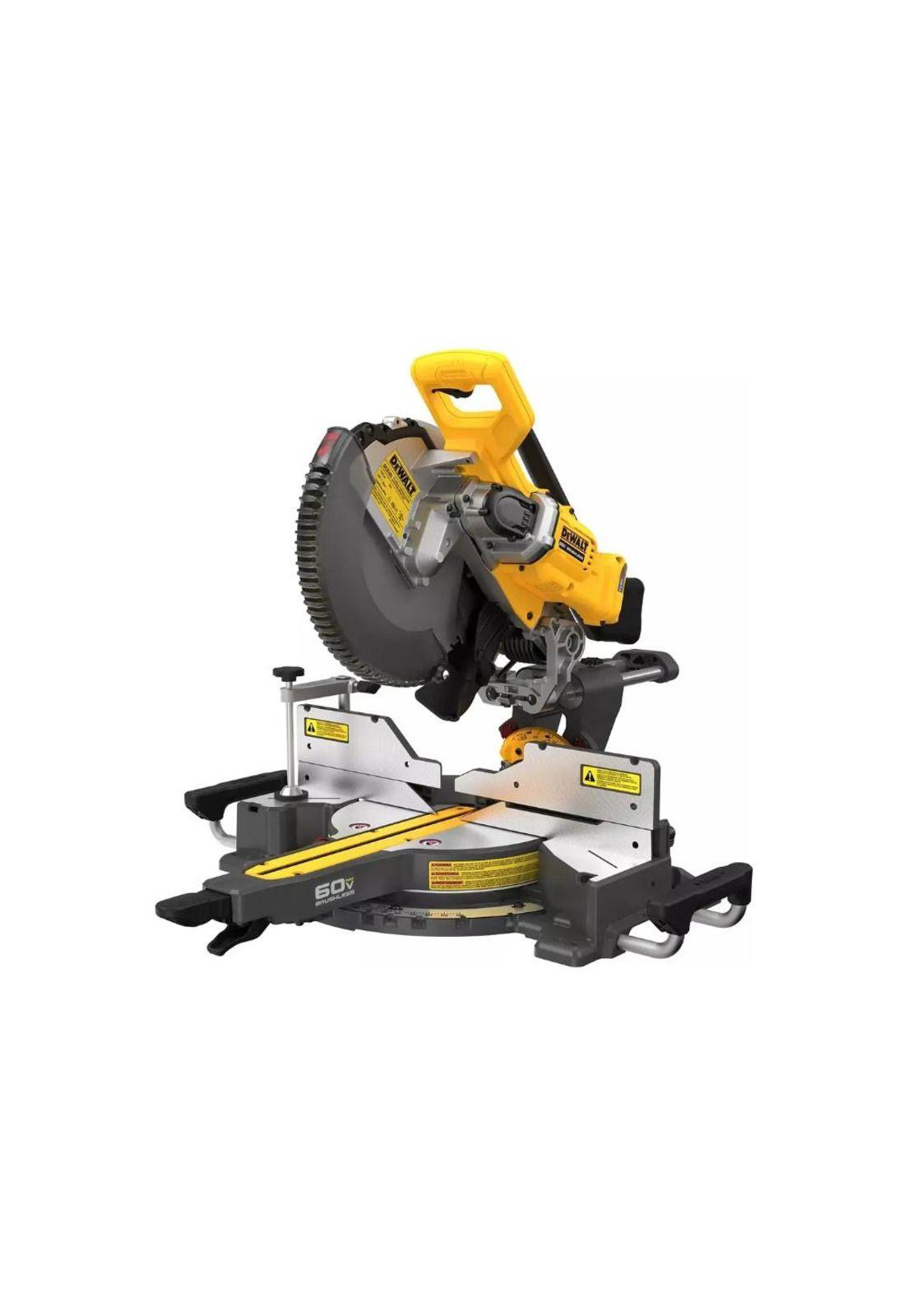 INGLETEADORA INALAMBRICA DEWALT 12" 60V MAX NO INCLUYE BATERIA NI CARGADOR DCS781B-B3-4