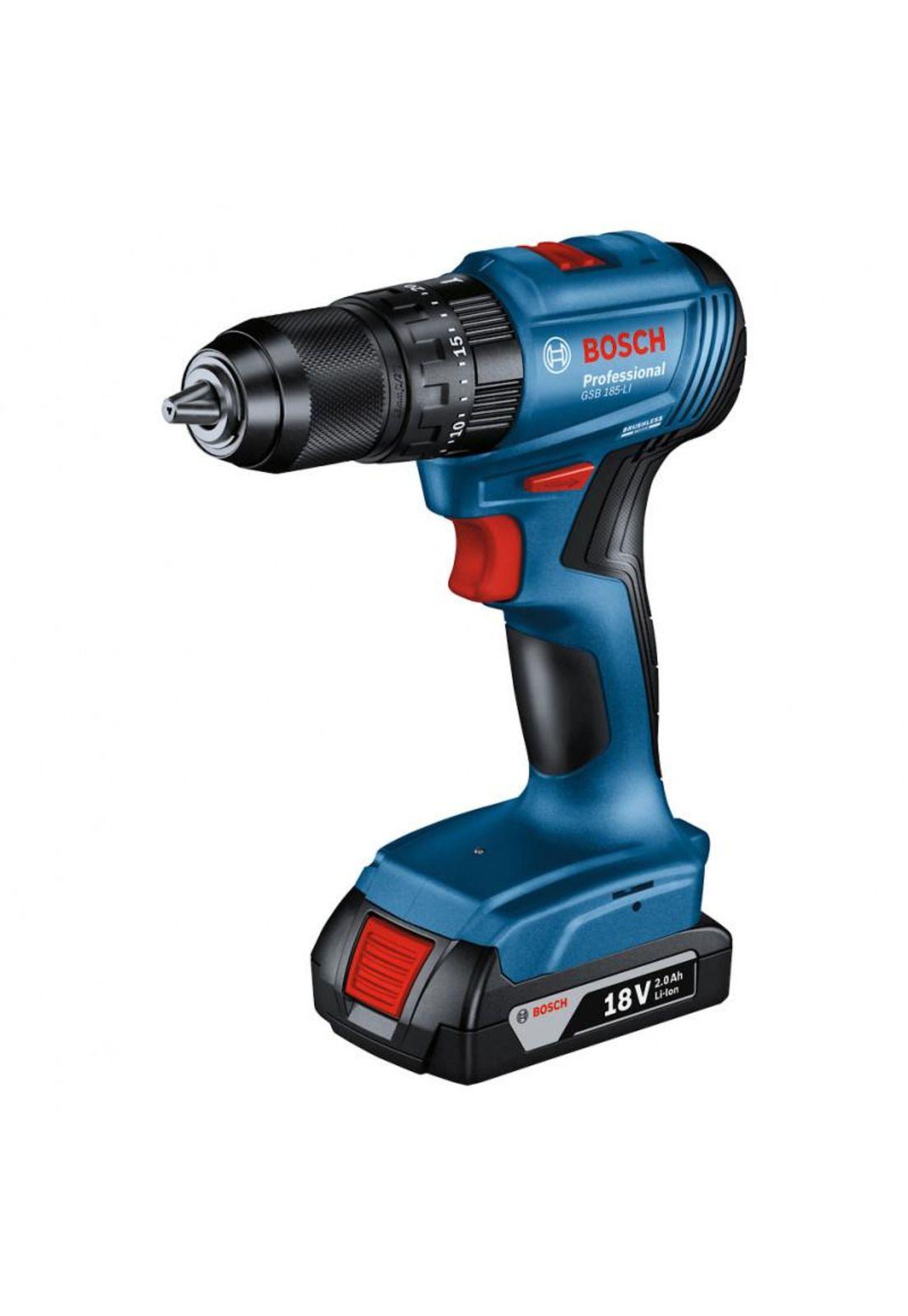 PACK BOSCH TALADRO GSB 185+LLAVE IMPACTO GDR 18 + 2BAT +CARG-2