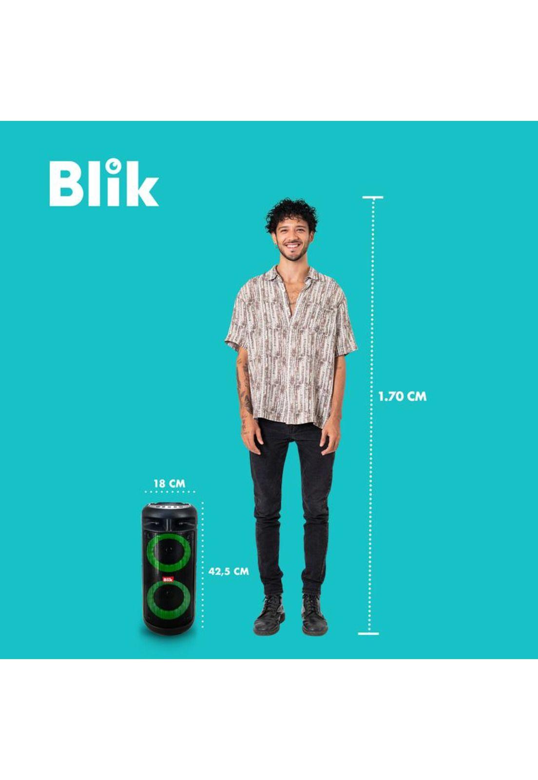 PARLANTE BT KARAOKE BLIK UPSOUND 3 C/MICROF-9