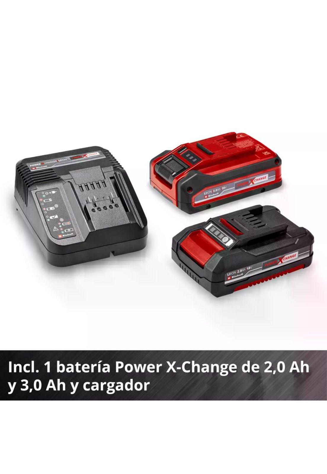 TALADRO EINHELL TP-CD 18/70 + 1 BAT 2 A + 1 BAT 3 A + 70 ACC-4
