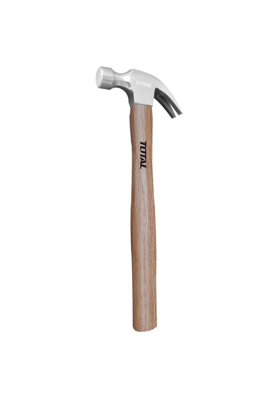 MARTILLO TOTAL TOOLS MANGO DE MADERA 16 OZ (450GR)-0