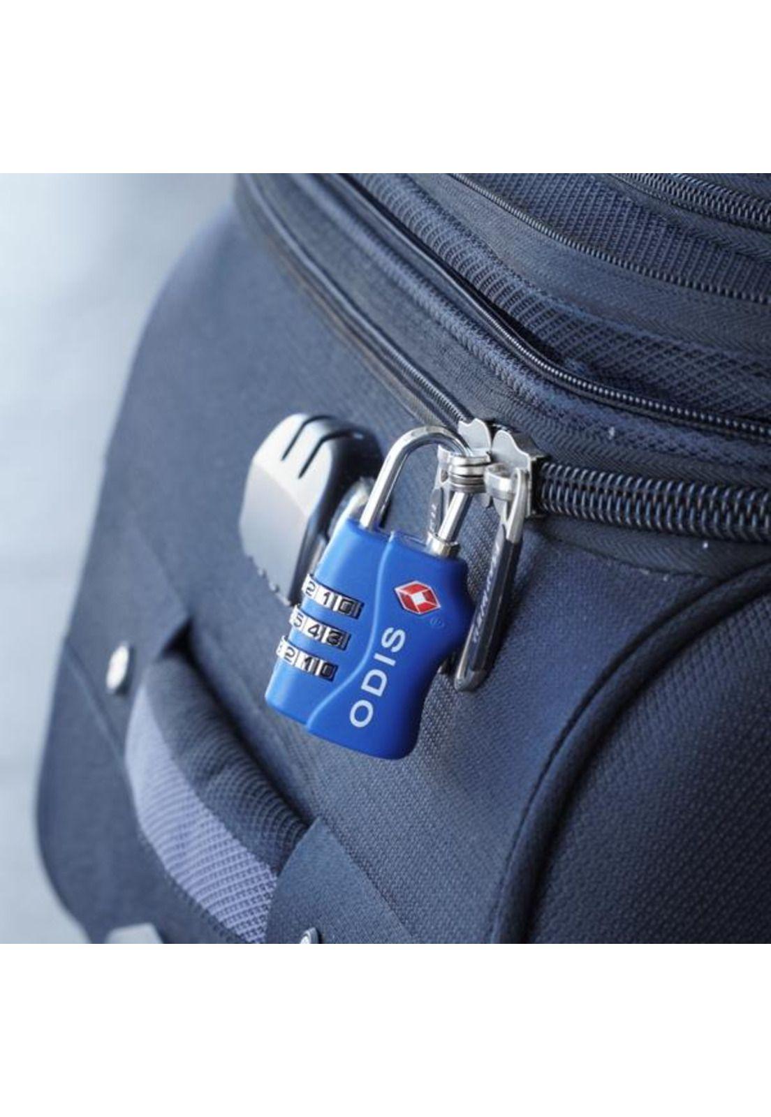 CANDADO VIAJERO ODIS TSA 33MM AZUL BT-COMB-7