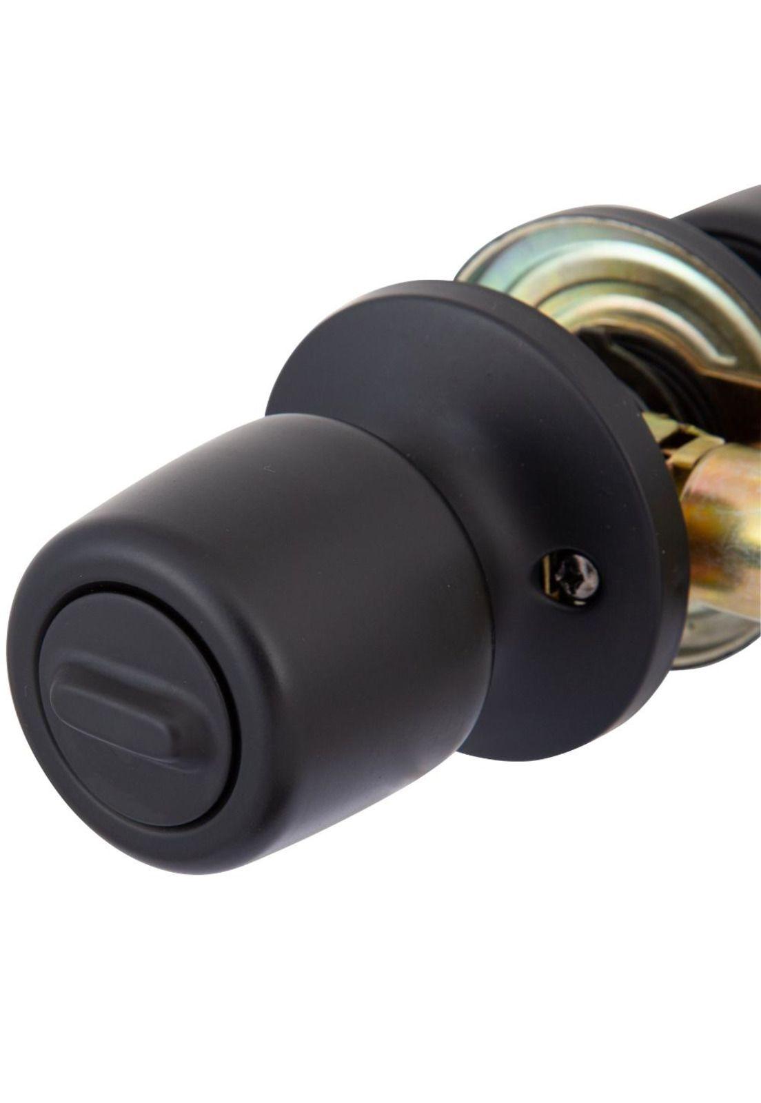 CERRADURA TUBULAR POLI 8000 8404 BAÑ/DORM NEGRO-4