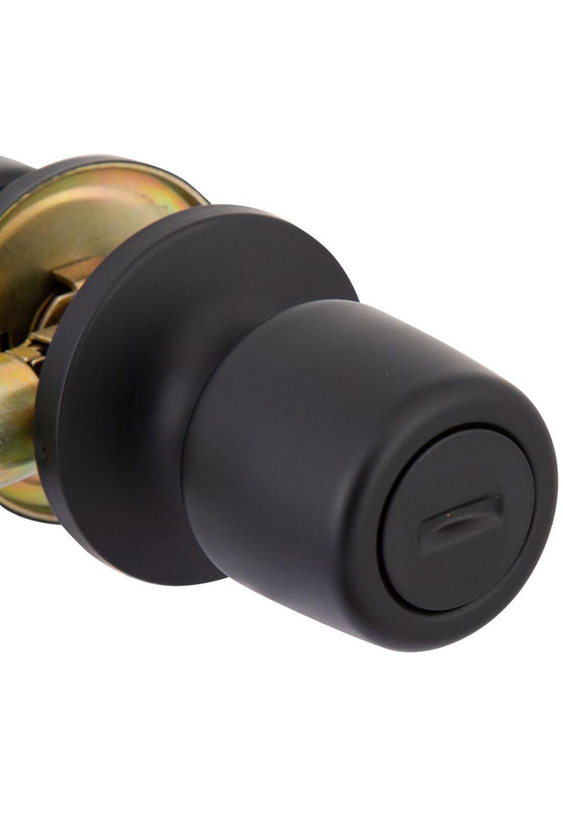 CERRADURA TUBULAR POLI 8000 8404 BAÑ/DORM NEGRO-5