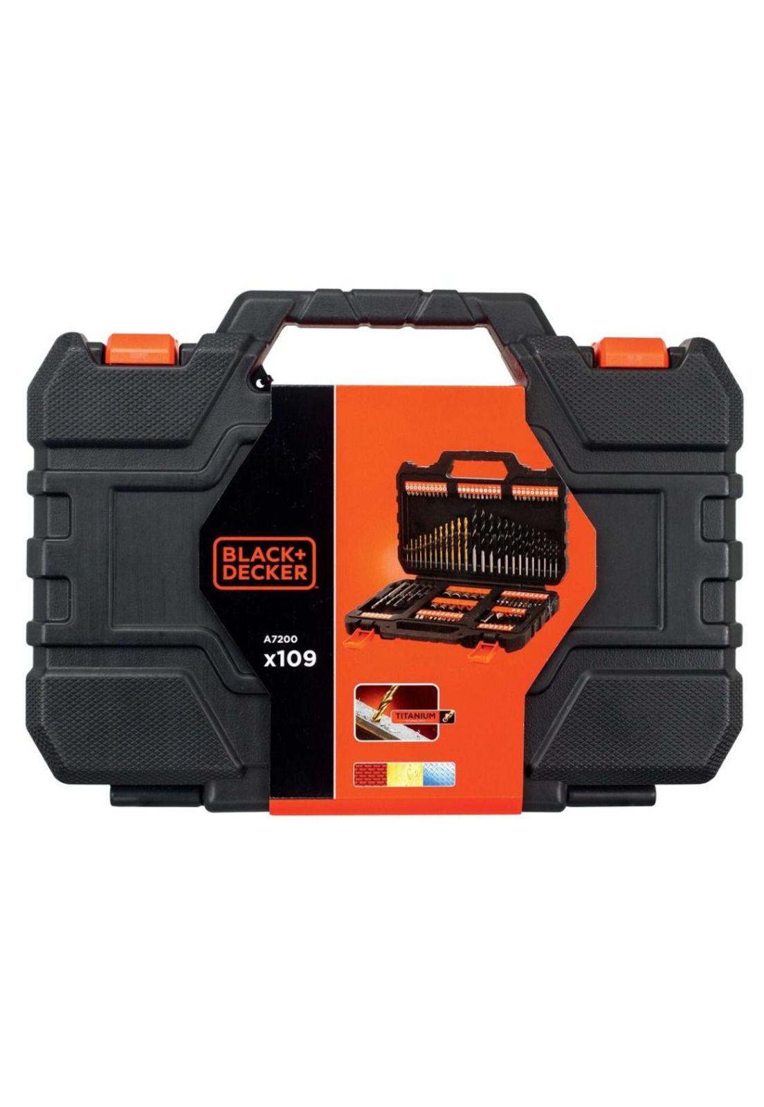 SET 109 PZAS ATORNILLAR-TALADRAR B&D A7200XJ-1
