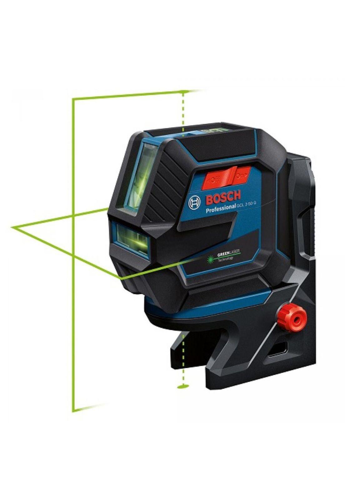 Nivel laser Bosch GCL 2-50G + base RM10 y tripode-0