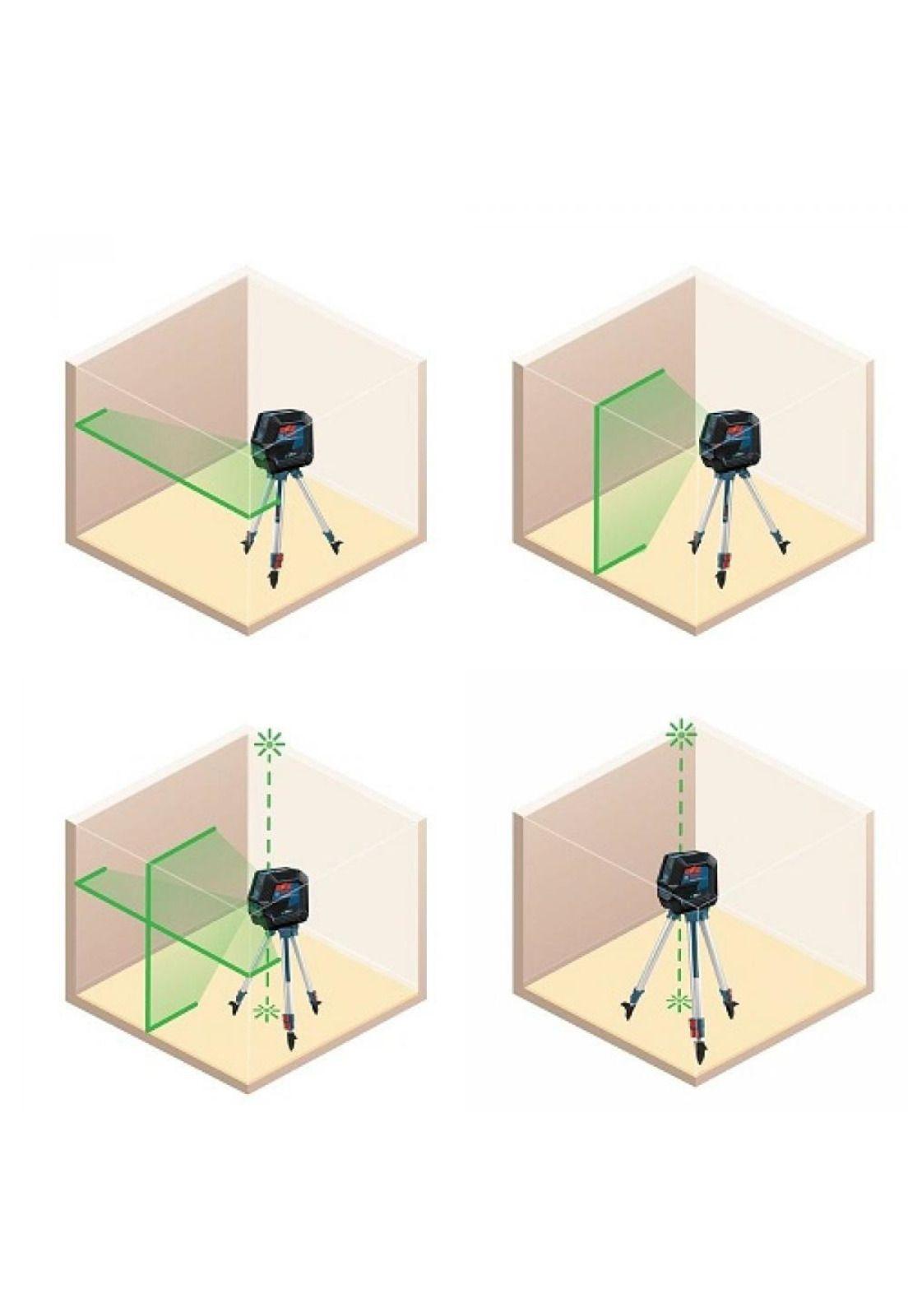 Nivel laser Bosch GCL 2-50G + base RM10 y tripode-2
